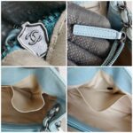 Chanel Flap Bag Light Blue Aged Calfskin with Ruthenium Hardware #RRSK-1 - Image 24