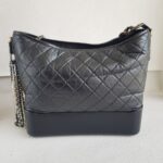 Chanel Gabrielle Large Black Aged Calfskin with Gold/Silver/Ruthenium Hardware #RSLY-1 - Image 5