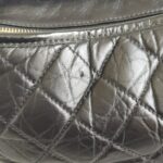 Chanel Gabrielle Large Black Aged Calfskin with Gold/Silver/Ruthenium Hardware #RSLY-1 - Image 8