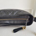 Chanel Gabrielle Large Black Aged Calfskin with Gold/Silver/Ruthenium Hardware #RSLY-1 - Image 12