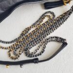 Chanel Gabrielle Large Black Aged Calfskin with Gold/Silver/Ruthenium Hardware #RSLY-1 - Image 22