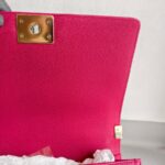 Chanel Large Boy 28cm Pink Grained Calfskin with Gold Hardware #RRTC-2 - Image 22