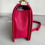 Chanel Large Boy 28cm Pink Grained Calfskin with Gold Hardware #RRTC-2 - Image 9