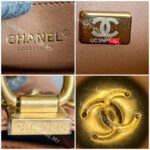 Chanel Medium Boy 25cm Brown Grained Calfskin with Gold Hardware #RRSC-1 - Image 25