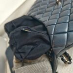 Chanel Shoulder Flap Bag Navy Blue Lambskin with Ruthenium Hardware #RRSY-1 - Image 30