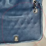 Chanel Shoulder Flap Bag Navy Blue Lambskin with Ruthenium Hardware #RRSY-1 - Image 22