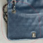 Chanel Shoulder Flap Bag Navy Blue Lambskin with Ruthenium Hardware #RRSY-1 - Image 21