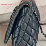 Chanel Shoulder Flap Bag Navy Blue Lambskin with Ruthenium Hardware #RRSY-1 - Image 7
