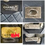 Chanel Shoulder Flap Bag Navy Blue Lambskin with Ruthenium Hardware #RRSY-1 - Image 27