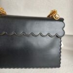 Fendi Kan I Black Smooth Leather and Gold Hardware #RROS-2 - Image 8