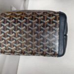 Goyard Artois PM Black Goyardine Canvas/Chevroches Calfskin with Silver Hardware #RROO-1 - Image 10