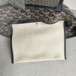 Goyard Artois PM Black Goyardine Canvas/Chevroches Calfskin with Silver Hardware #RROO-1 - Image 27