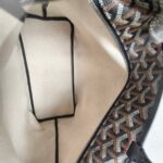 Goyard Artois PM Black Goyardine Canvas/Chevroches Calfskin with Silver Hardware #RROO-1 - Image 32