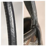 Goyard Artois PM Black Goyardine Canvas/Chevroches Calfskin with Silver Hardware #RROO-1 - Image 21