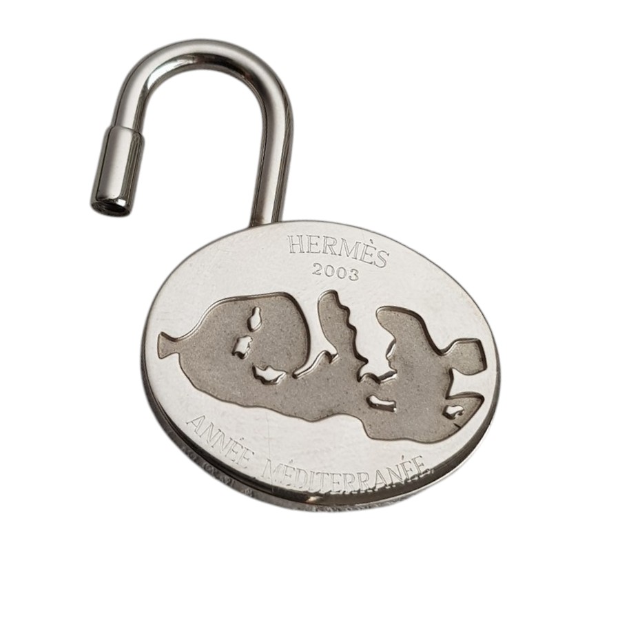 Hermès Annee Mediterranee Cadena Lock Bag Charm #RROE-40