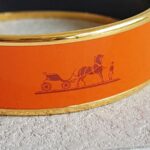 Hermes Bangle Printed Enamel #RROE-24 - Image 4