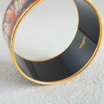 Hermes Bangle Printed Enamel #RROE-26 - Image 8