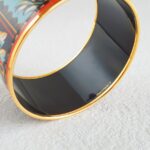 Hermes Bangle Printed Enamel #RROE-26 - Image 7