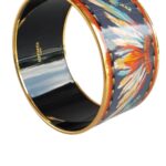 Hermes Bangle Printed Enamel #RROE-26 - Image 6