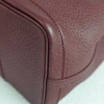 Hermes Garden Party 30cm Maroon Leather with Palladium Hardware #GUULT-1 - Image 13