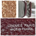 Hermes Garden Party 30cm Maroon Leather with Palladium Hardware #GUULT-1 - Image 21