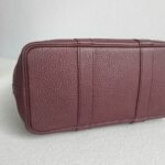 Hermes Garden Party 30cm Maroon Leather with Palladium Hardware #GUULT-1 - Image 9