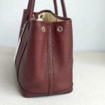 Hermes Garden Party 30cm Maroon Leather with Palladium Hardware #GUULT-1 - Image 7