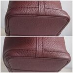 Hermes Garden Party 30cm Maroon Leather with Palladium Hardware #GUULT-1 - Image 15