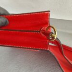 Hermes Roulis 23cm Sanguine Evercolor Leather with Gold-Plated Hardware #RRKT-1 - Image 9
