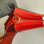 Hermes Roulis 23cm Sanguine Evercolor Leather with Gold-Plated Hardware #RRKT-1 - Image 8