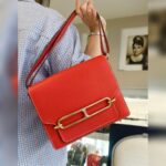 Hermes Roulis 23cm Sanguine Evercolor Leather with Gold-Plated Hardware #RRKT-1 - Image 39