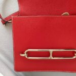 Hermes Roulis 23cm Sanguine Evercolor Leather with Gold-Plated Hardware #RRKT-1 - Image 24