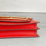 Hermes Roulis 23cm Sanguine Evercolor Leather with Gold-Plated Hardware #RRKT-1 - Image 12
