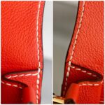 Hermes Roulis 23cm Sanguine Evercolor Leather with Gold-Plated Hardware #RRKT-1 - Image 23