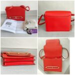 Hermes Roulis 23cm Sanguine Evercolor Leather with Gold-Plated Hardware #RRKT-1 - Image 2