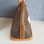 LV Alma Voyage MM Bag Brown Monogram Coated Canvas with Leather and Gold Hardware #ROYE-3 - Image 8