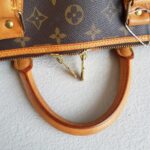 LV Alma Voyage MM Bag Brown Monogram Coated Canvas with Leather and Gold Hardware #ROYE-3 - Image 26