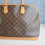 LV Alma Voyage MM Bag Brown Monogram Coated Canvas with Leather and Gold Hardware #ROYE-3 - Image 3
