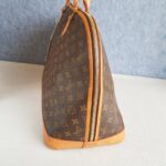 LV Alma Voyage MM Bag Brown Monogram Coated Canvas with Leather and Gold Hardware #ROYE-3 - Image 7