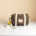 LV Antique Besace PM Brown Canvas with Silver Hardware #RRKT-3