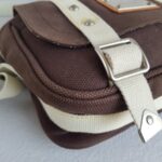 LV Antique Besace PM Brown Canvas with Silver Hardware #RRKT-3 - Image 9