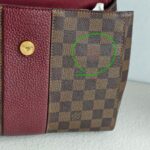 LV Bondstreet MM Brown Damier Ebene Coated Canvas with Leather and Gold Hardware #RRRC-1 - Image 34