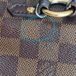 LV Bondstreet MM Brown Damier Ebene Coated Canvas with Leather and Gold Hardware #RRRC-1 - Image 9