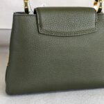LV Capucines BB Olive Green Taurillon Leather with Gold Hardware #RRSO-1 - Image 5