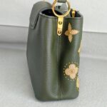 LV Capucines BB Olive Green Taurillon Leather with Gold Hardware #RRSO-1 - Image 8