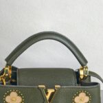 LV Capucines BB Olive Green Taurillon Leather with Gold Hardware #RRSO-1 - Image 15
