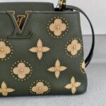 LV Capucines BB Olive Green Taurillon Leather with Gold Hardware #RRSO-1 - Image 4