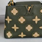 LV Capucines BB Olive Green Taurillon Leather with Gold Hardware #RRSO-1 - Image 3