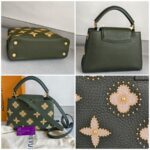 LV Capucines BB Olive Green Taurillon Leather with Gold Hardware #RRSO-1 - Image 2