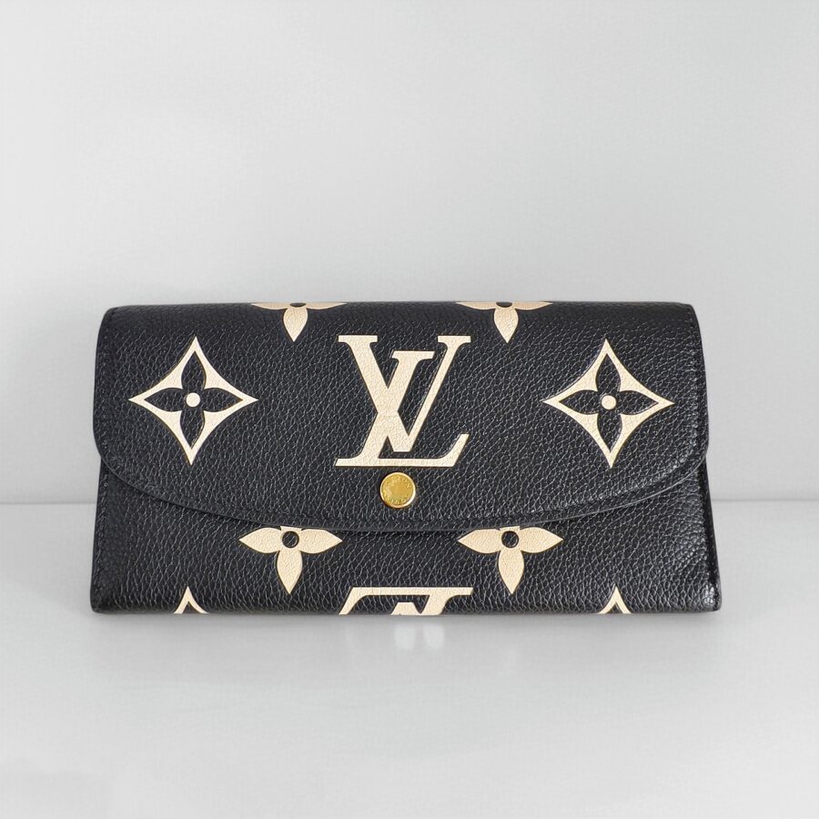 LV Emilie M83138 Wallet Black Empreinte Leather with Gold Hardware #RRRY-2